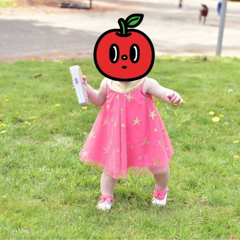 GUC 12M HOT PINK BOUTIQUE DRESS